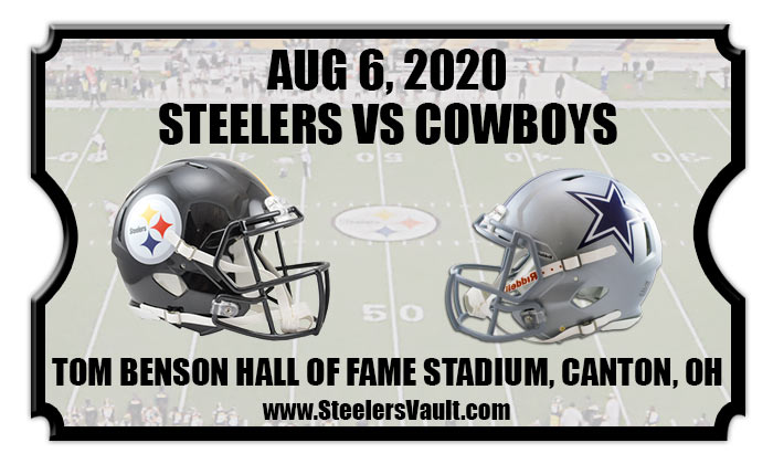 Pittsburgh Steelers vs Dallas Cowboys Preseason Football ...