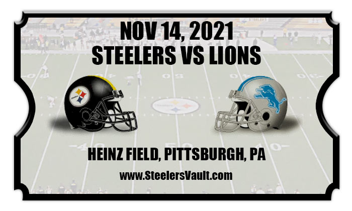 2021 Steelers Vs Lions