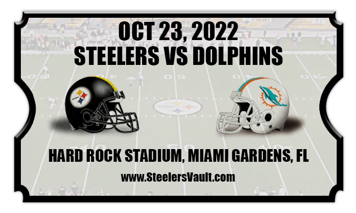 2022 Steelers Vs Dolphins