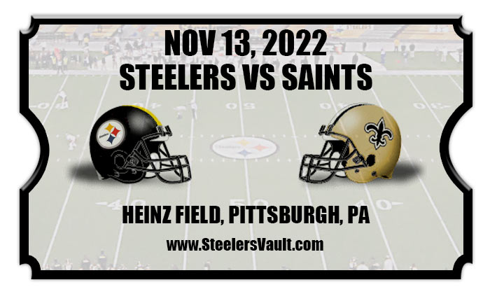 2022 Steelers Vs Saints