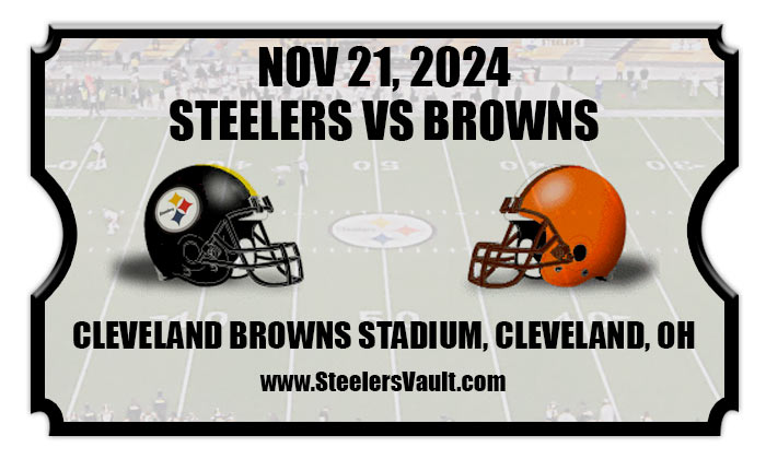 2024 Steelers Vs Browns