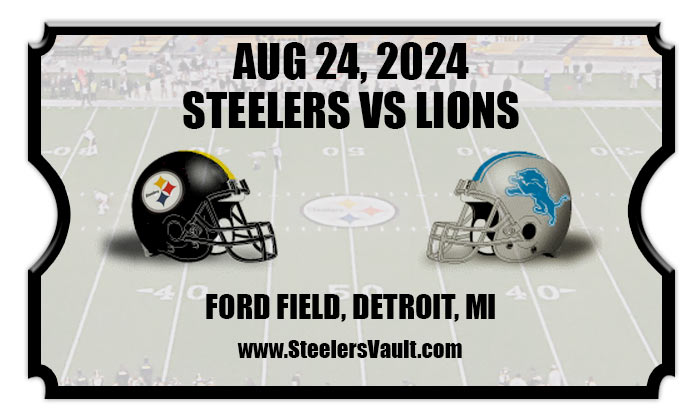 2024 Steelers Vs Lions